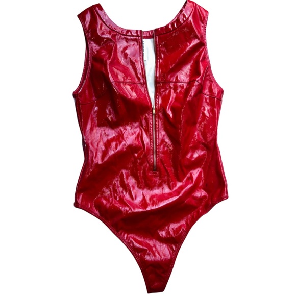 Sexy Red Bodysuit US 6 (fits like a Medium/Large) - Picture 1 of 4